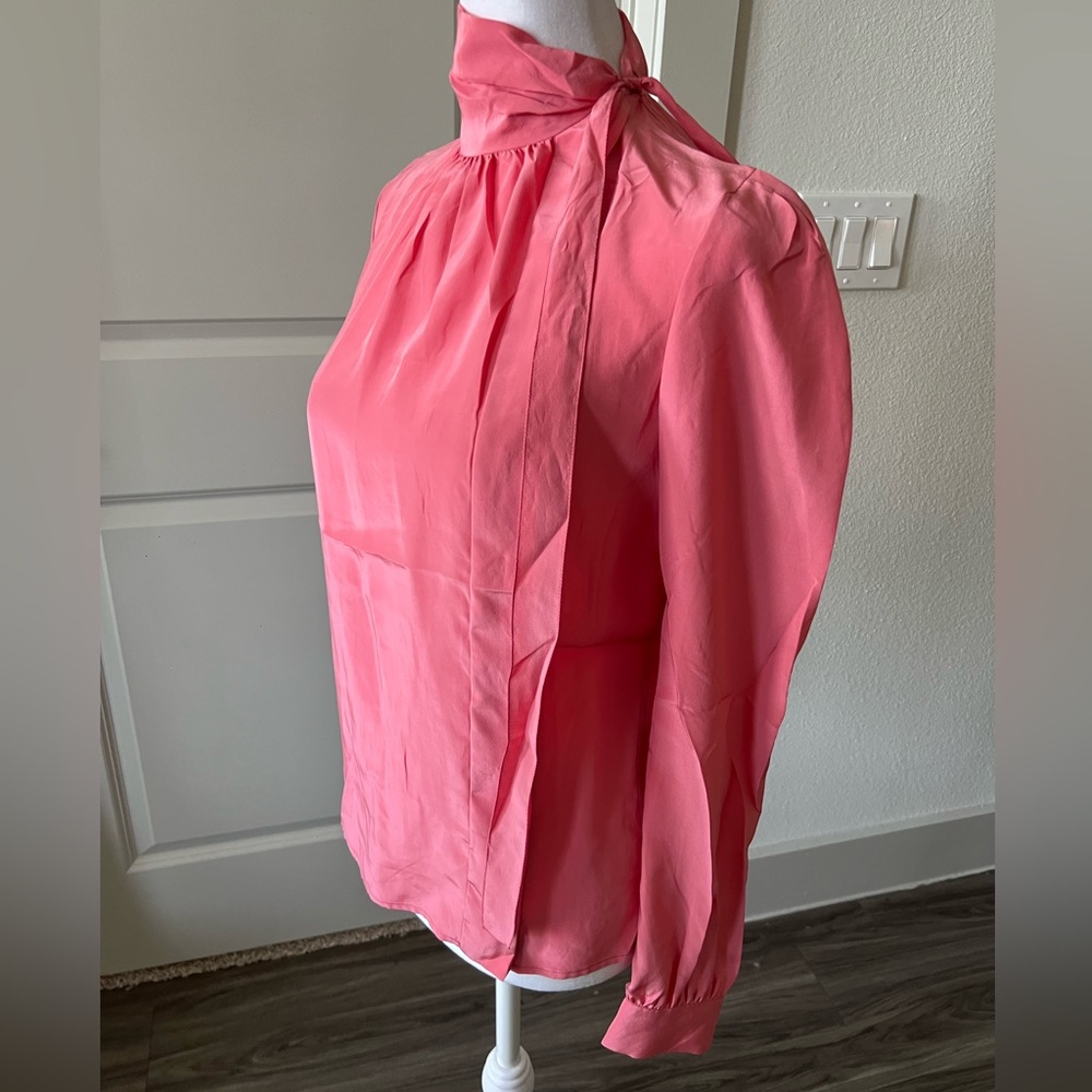 Elegant Peach  Women's Top - Picture 3 of 12